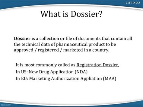 what is dossier protection